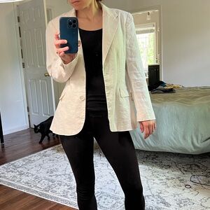 COPY - White Ralph Lauren Blazer - Size 8